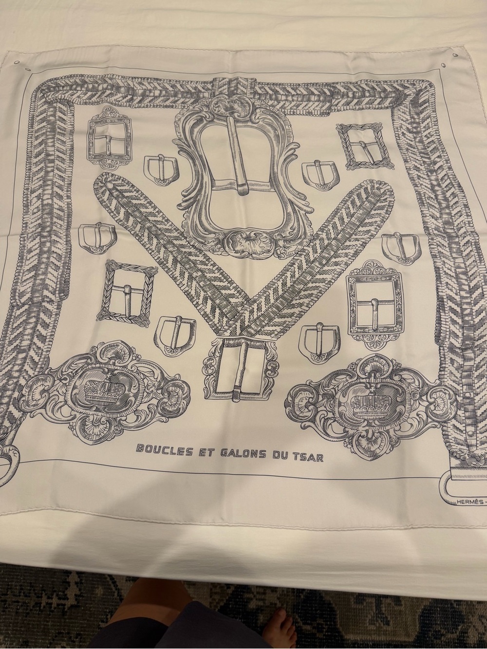 Hermes scarf 90 x 90. Like new